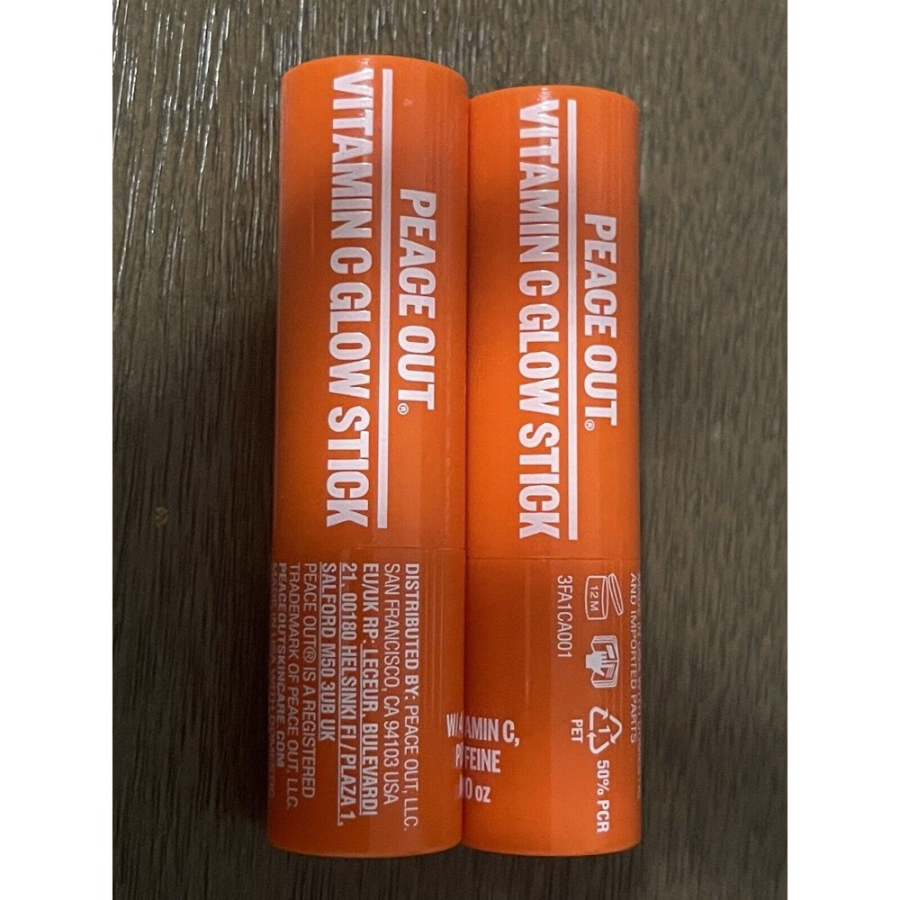 Peace Out Peace Out Vitamin C Glow Stick, Face Serum New Lot Of 2